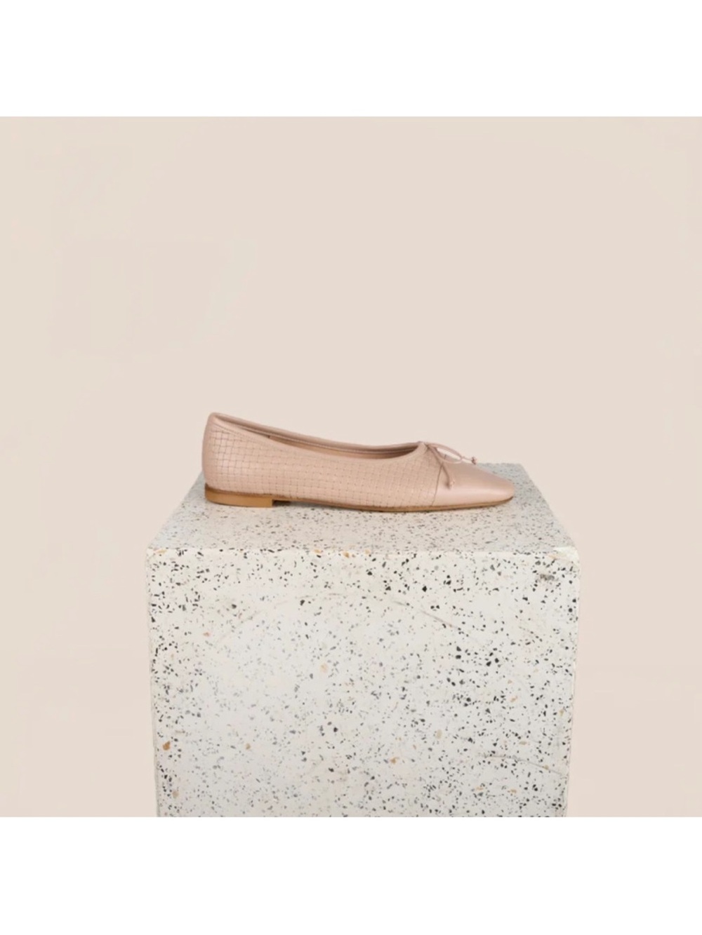 A. Soliani cassette como Ballet Flat in Blush
